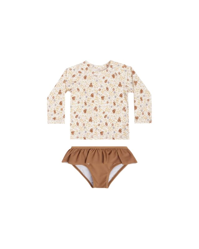 Charlotte Vintage Floral Rash Guard Set main image 0
