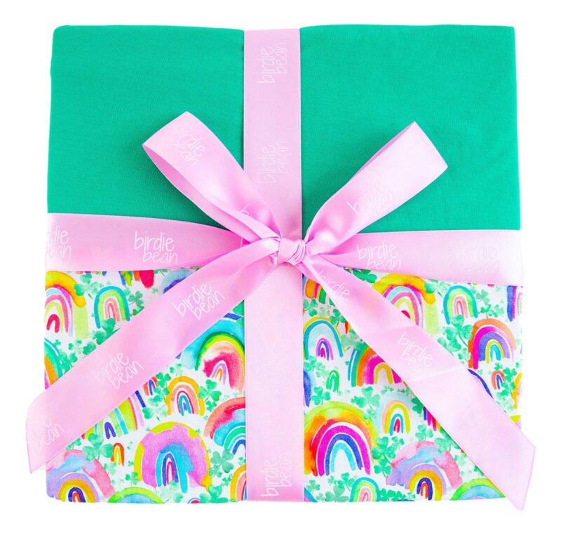 Birdie Bean Riley Bamboo Viscose Birdie Blanket Blossom