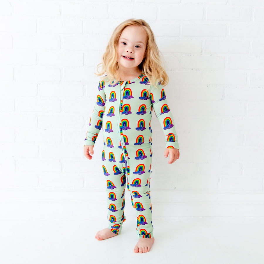 Dreamiere Slumber Over The Rainbow Convertible Footie