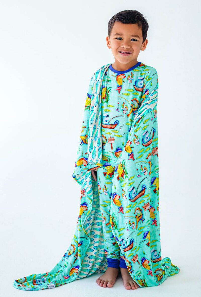 Finley and Brooks Bamboo Viscose Birdie Blanket made by Birdie Bean