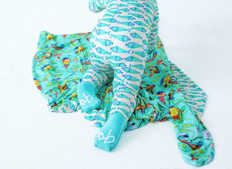 Birdie Bean Finley and Brooks Bamboo Viscose Birdie Blanket Bedding