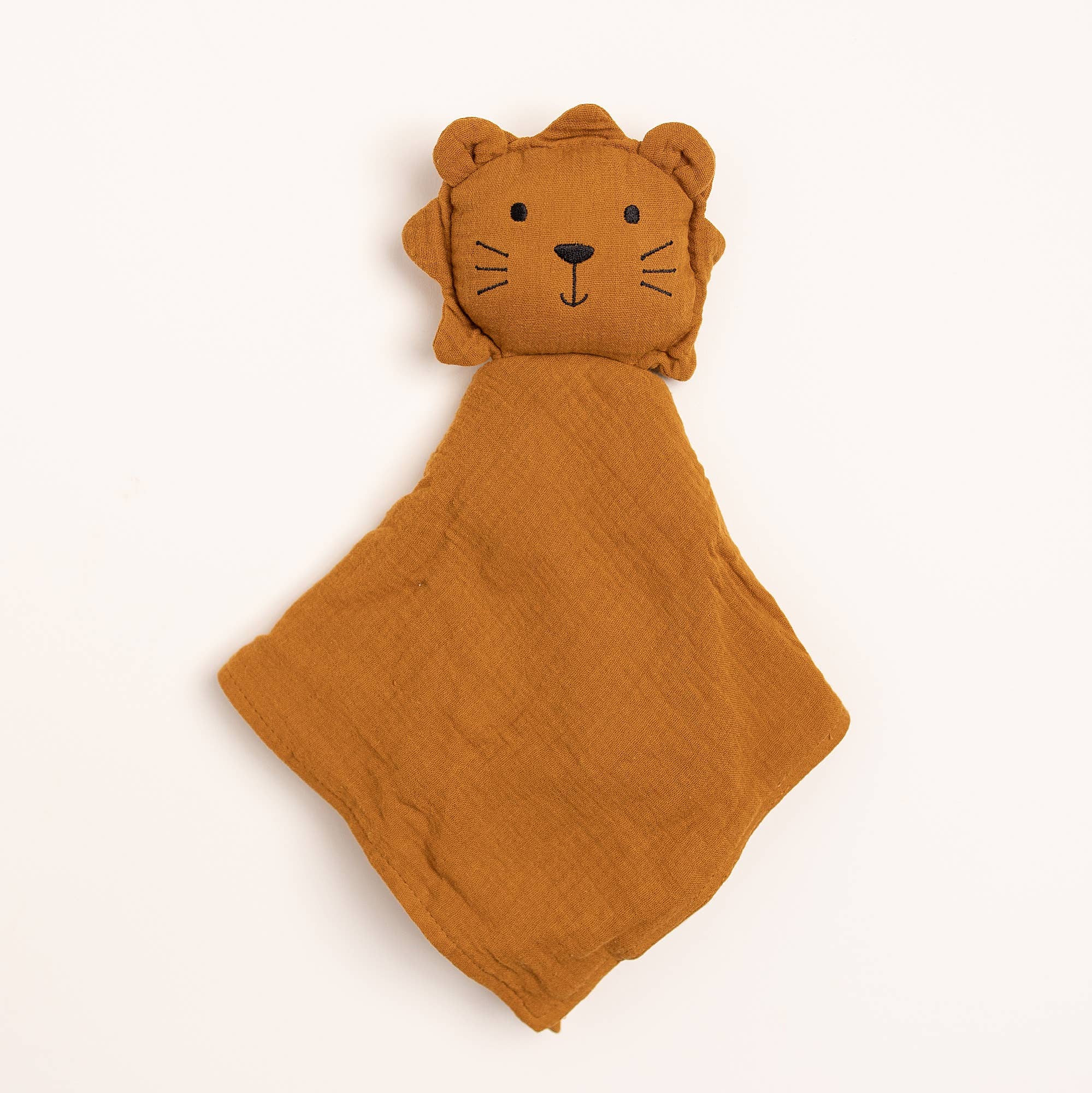 Butterscotch Babies Lion Organic Cotton Muslin Lovey Blossom