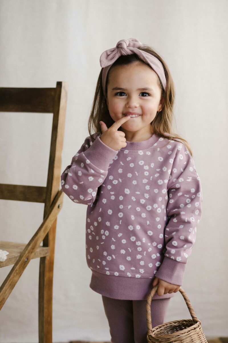 Jamie Kay Organic Cotton Maya Sweatshirt in Lenny Antler