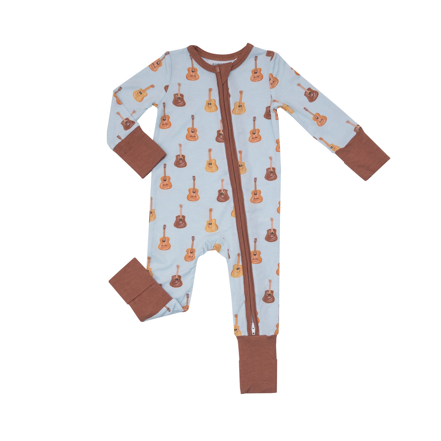 Angel Dear Acoustic Guitars Bamboo Viscose Zipper Romper