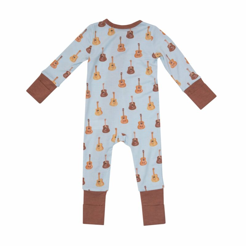 Angel Dear Acoustic Guitars Bamboo Viscose Zipper Romper