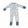 Angel Dear Tropical Ocean Fish Bamboo Viscose Zipper Romper