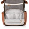 Coffee and Cream Boss Plus Backpack Diaper Bag made by Itzy Ritzy