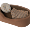 Maileg Dog Basket in Brown