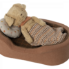 Dog Basket in Brown from Maileg