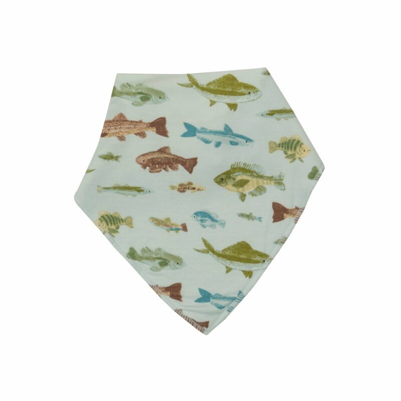 Angel Dear Freshwater Fish Bamboo Viscose Bandana Bib