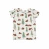 Angel Dear Little Bears Bamboo Viscose Short Sleeve Loungewear Set