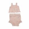 Angel Dear Pretty Seashells Modal Crop Top & High Waist Short