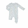 Angel Dear Blue Bunnies Bamboo Viscose Footie