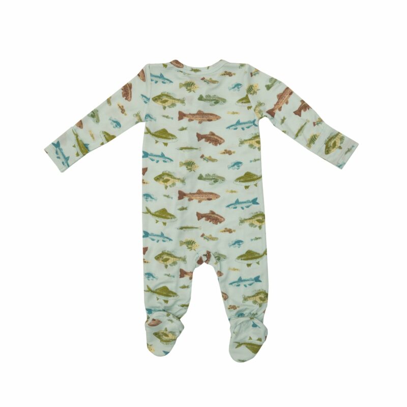 Angel Dear Freshwater Fish Bamboo Viscose Footie