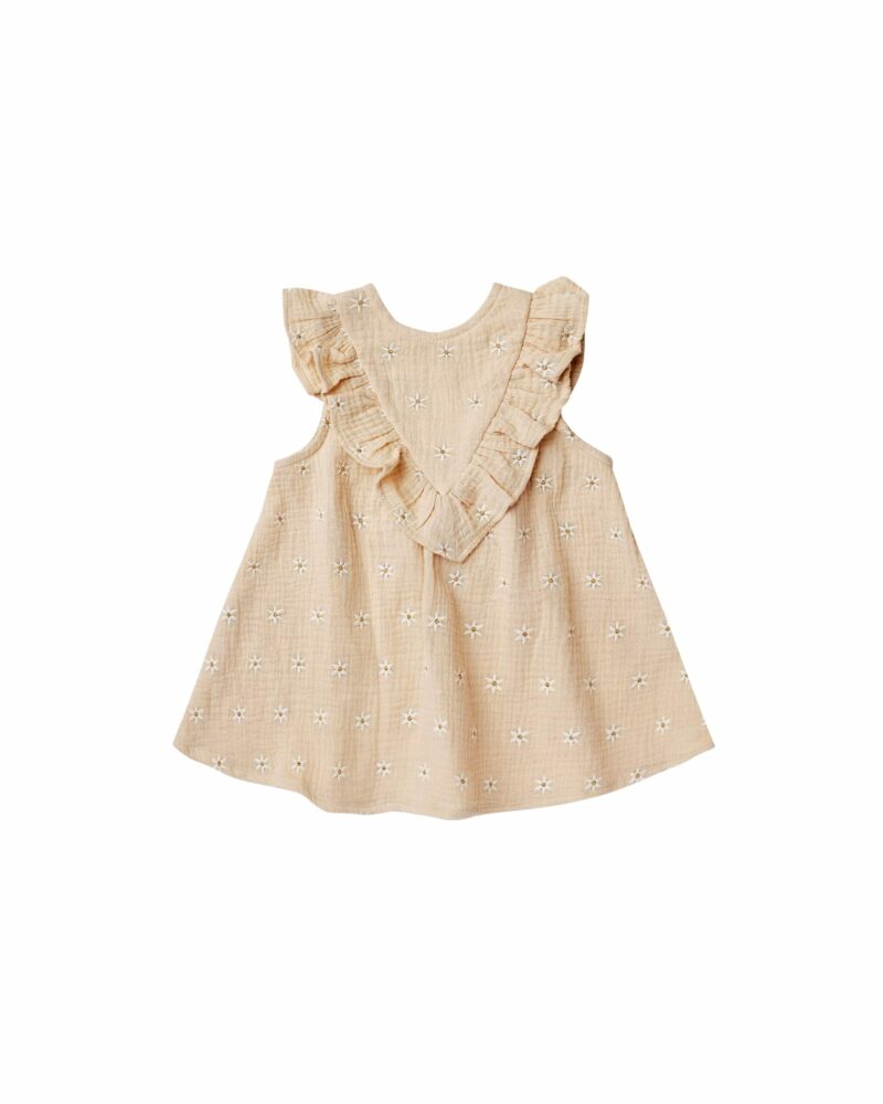 Rylee + Cru Maisie Dress In Daisy Embroidery