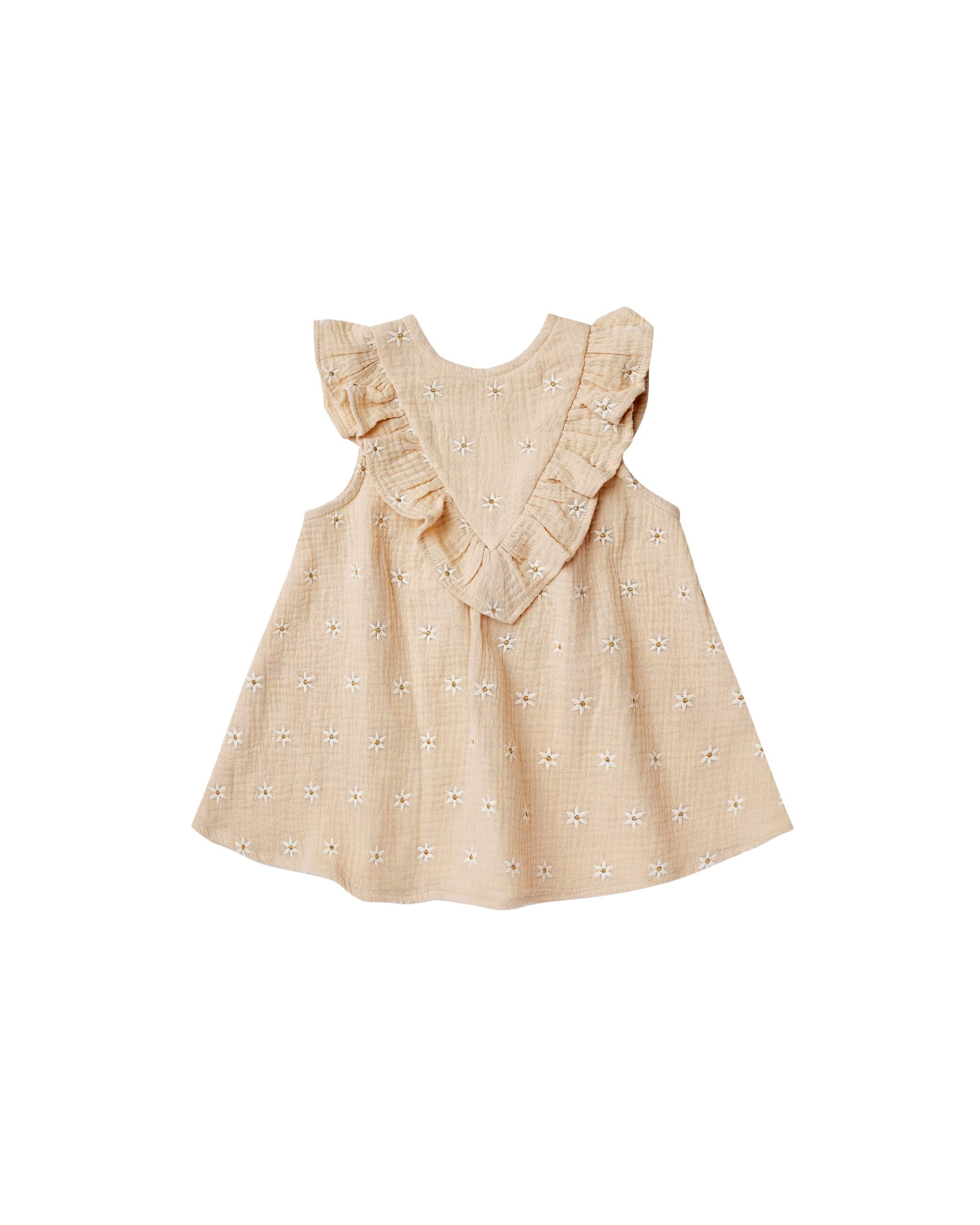 Rylee + Cru Maisie Dress In Daisy Embroidery