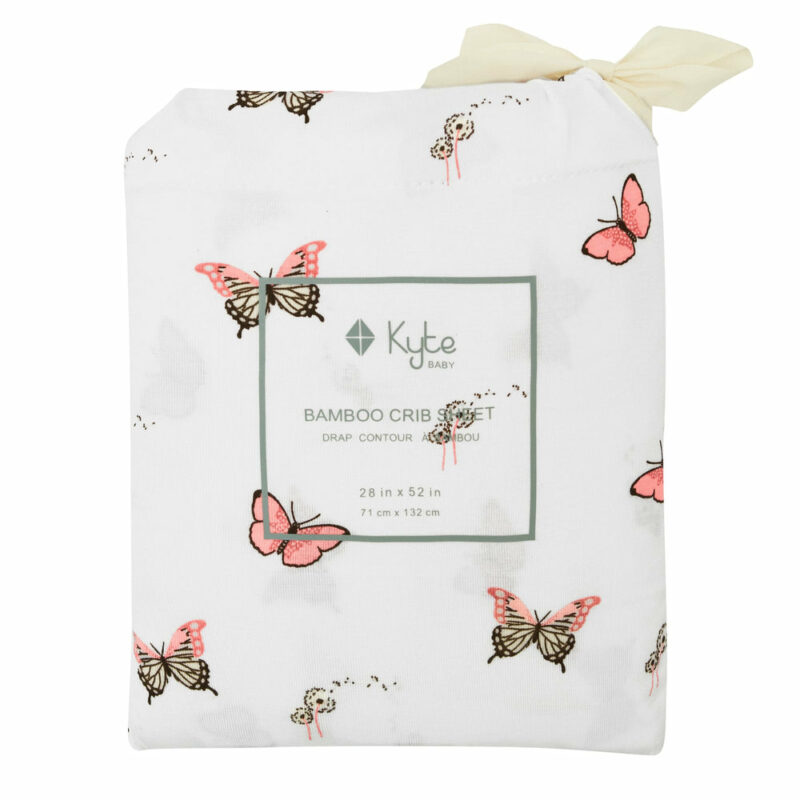 Crib Sheet in Butterfly made by Kyte BABY