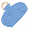 Lovey in Periwinkle with Removable Teething Ring from Kyte BABY