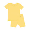 Kyte BABY Short Sleeve Toddler Pajama Set in Butter