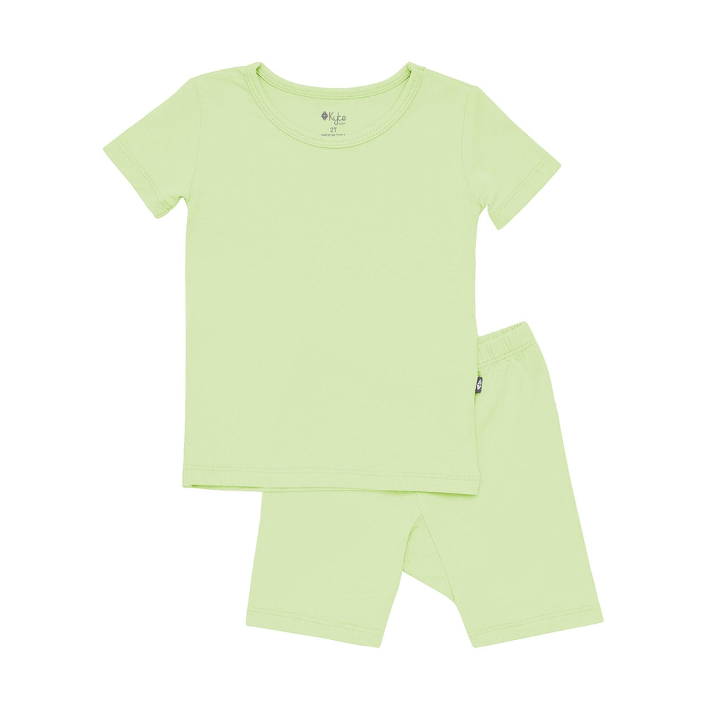 Kyte BABY Short Sleeve Toddler Pajama Set in Pistachio
