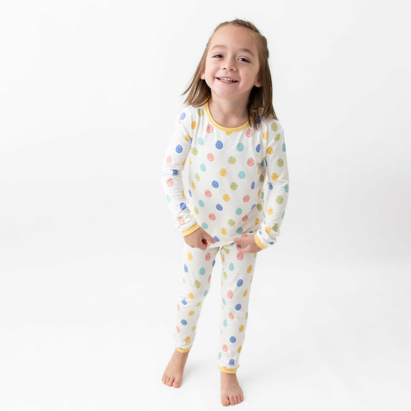 Toddler Pajama Set in Spring Egg Toddler Pajama Set in Spring Egg