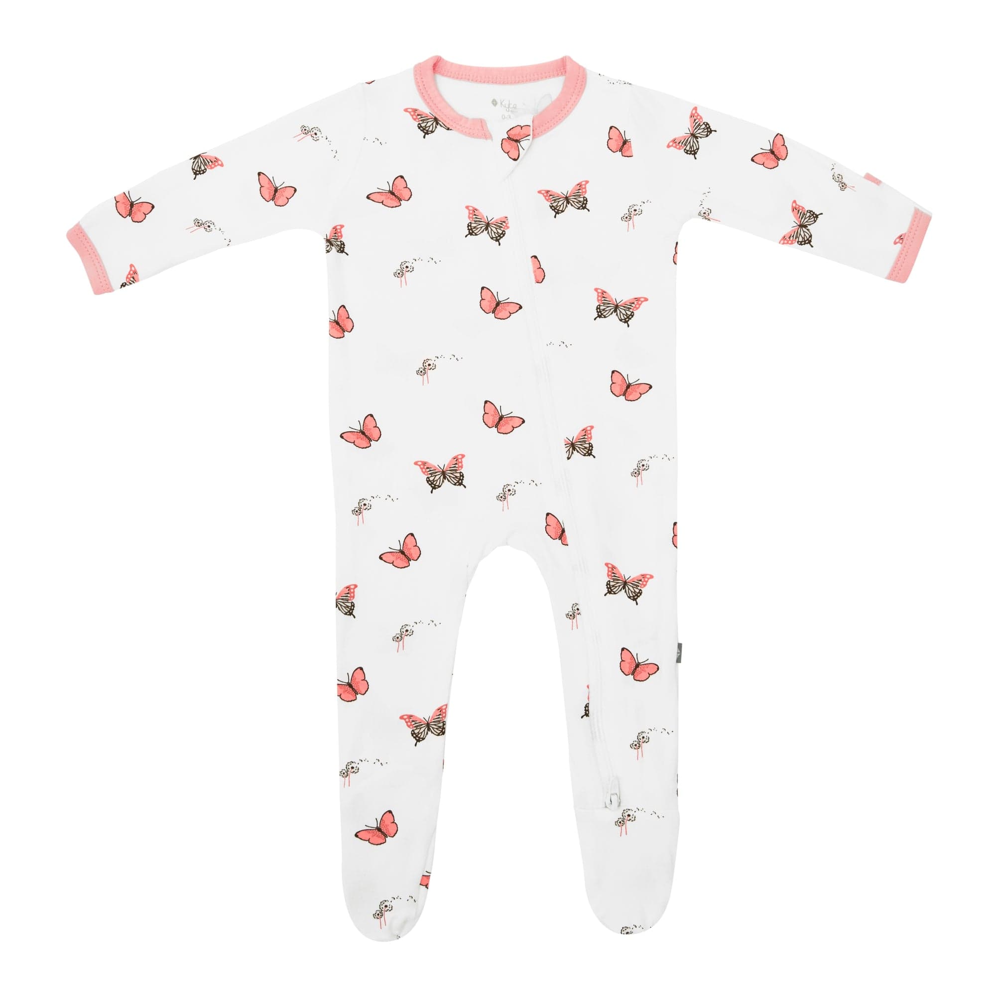 Kyte BABY Zippered Footie in Butterfly