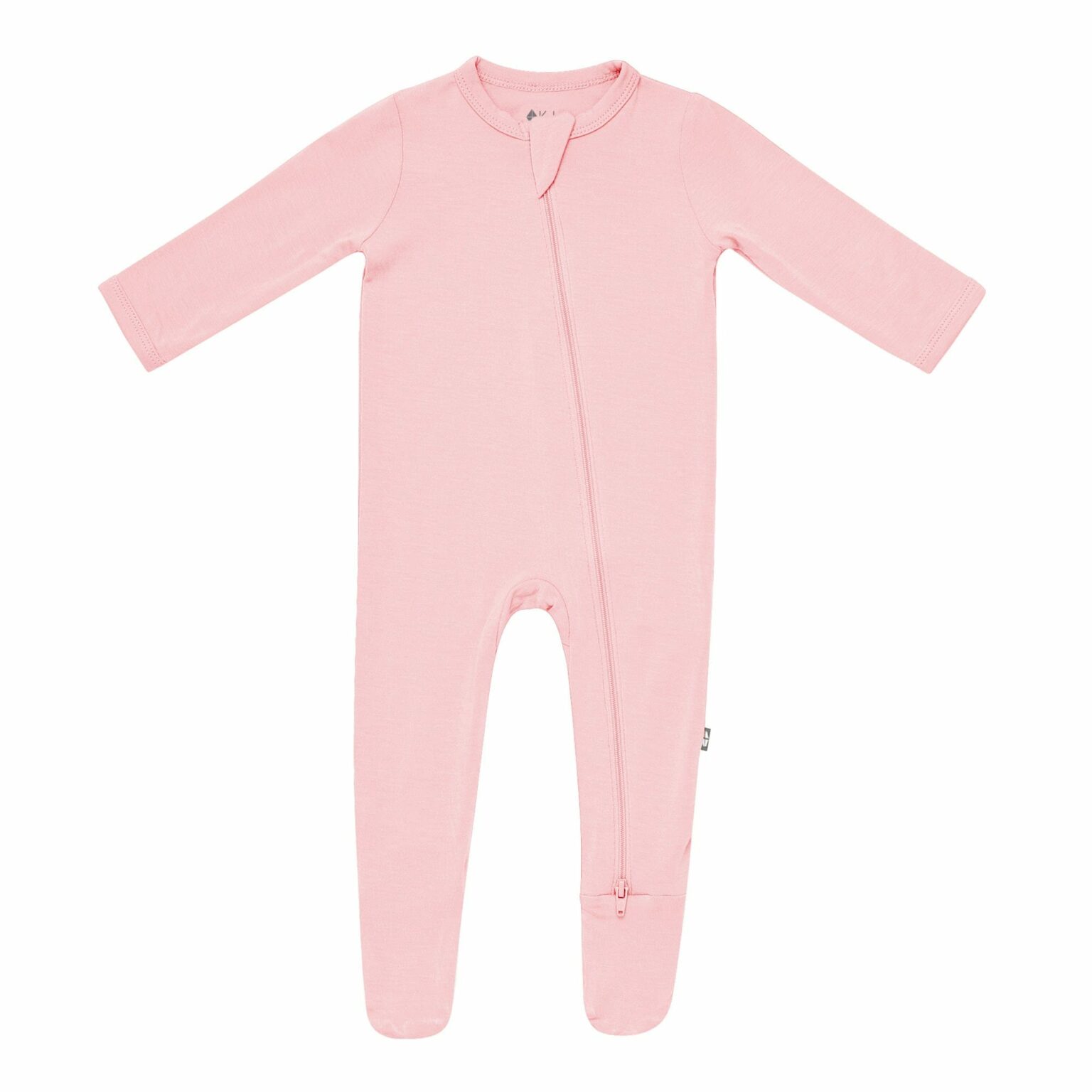 Kyte Baby ZIPPERED FOOTIE IN STREAM main image 0