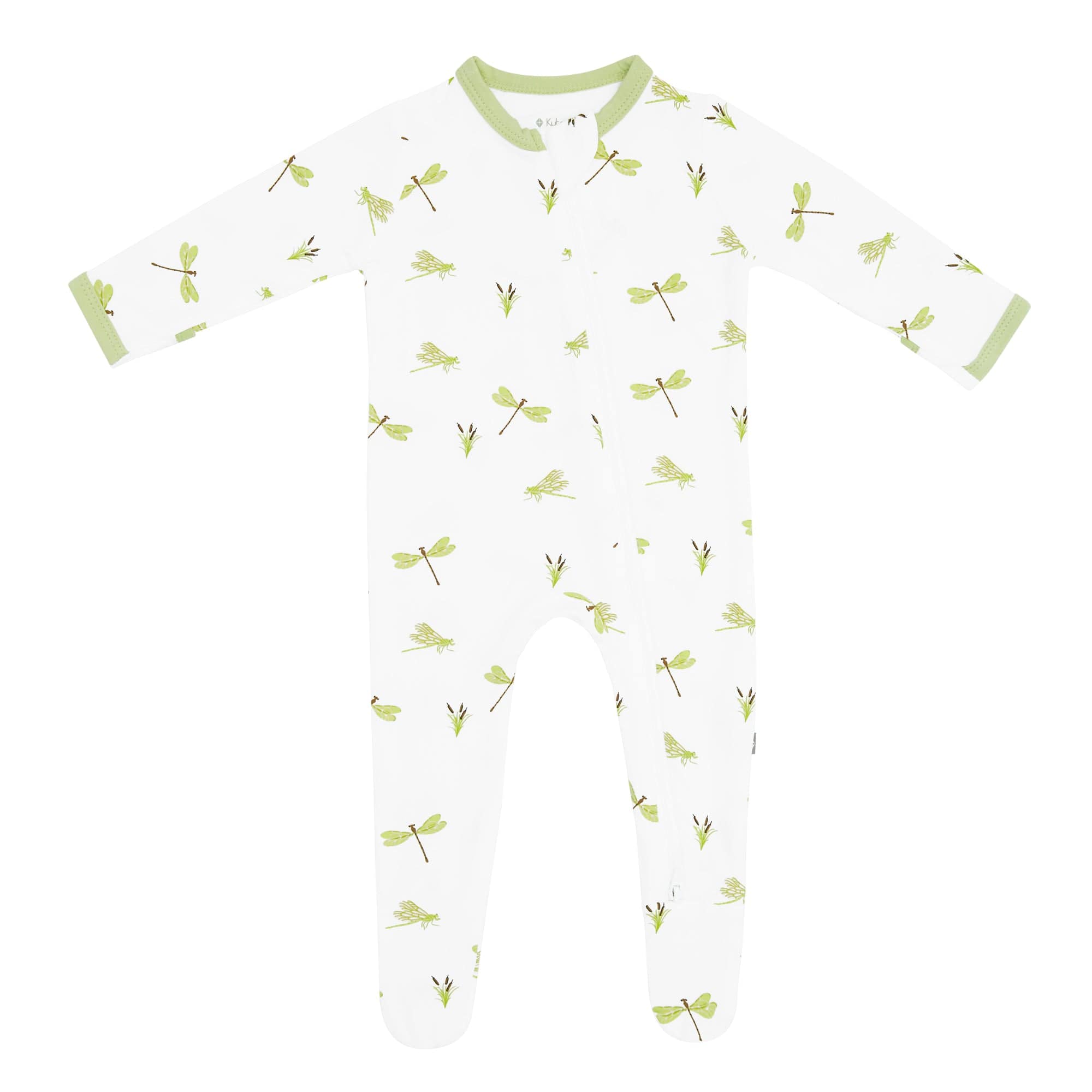 Kyte BABY Zippered Footie in Dragonfly