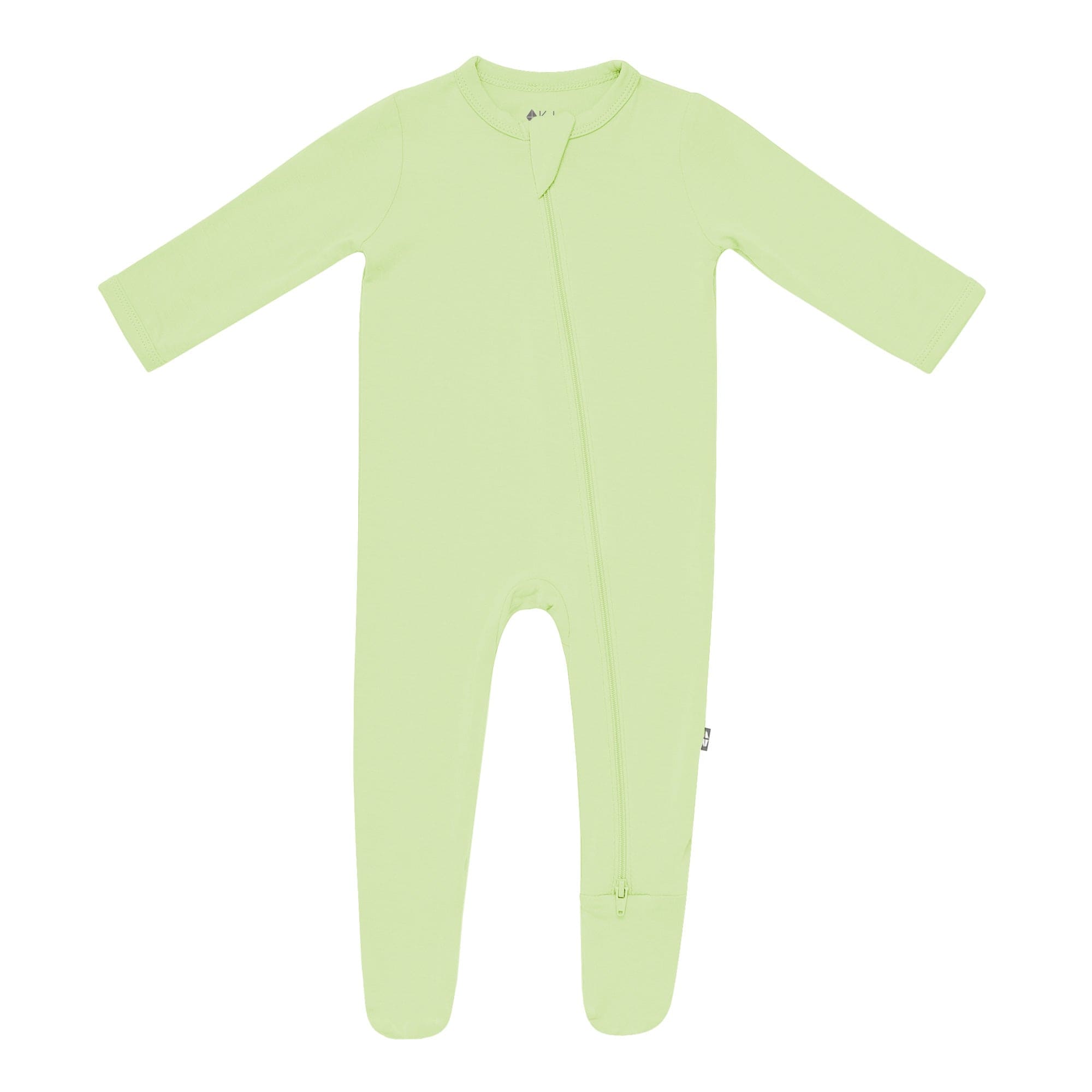 Kyte Baby Zippered Footie - Pistachio Kyte Baby Zippered Footie - Pistachio