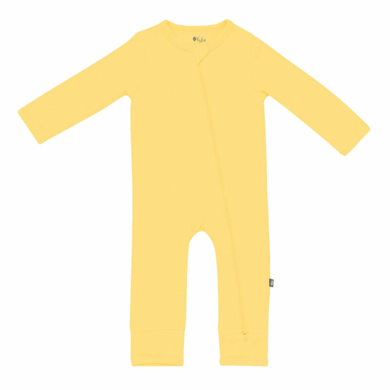 Zippered Romper in Butter from Kyte BABY