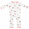 Kyte BABY Zippered Romper in Butterfly