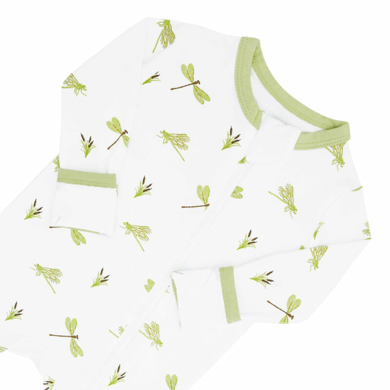 Zippered Romper in Dragonfly