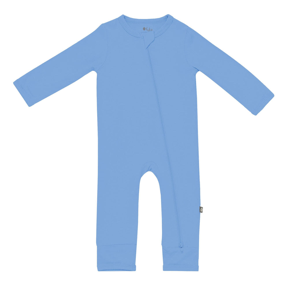 Kyte BABY Zippered Romper in Periwinkle