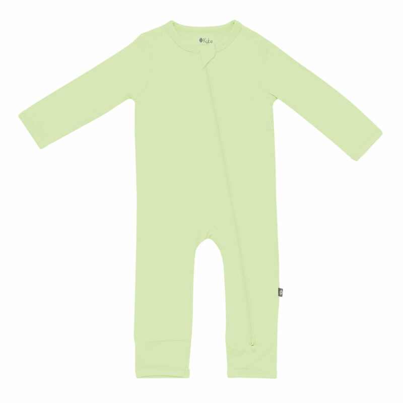 Zippered Romper in Pistachio from Kyte BABY