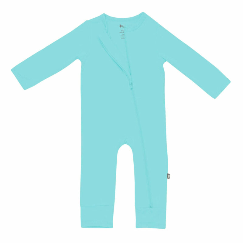 Zippered Romper in Robin