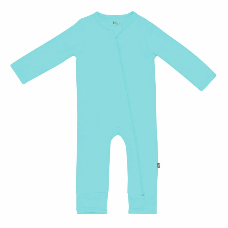 Kyte BABY Zippered Romper in Robin