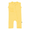 Kyte BABY Sleeveless Zippered Romper in Butter
