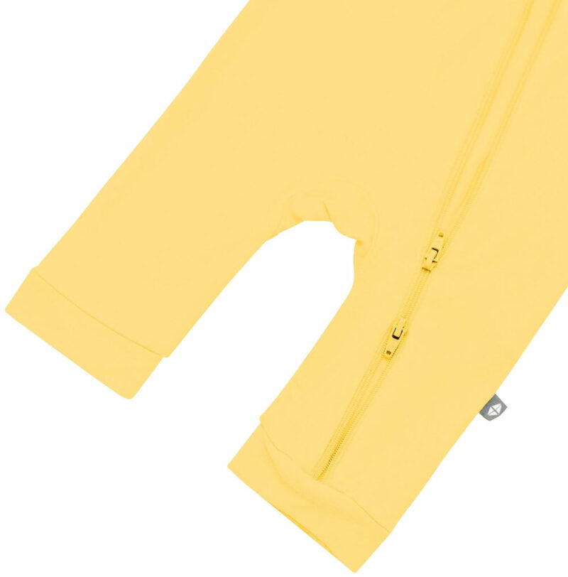Sleeveless Zippered Romper in Butter