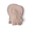 goumi Rose Bamboo Organic Cotton Stay-On Mitts