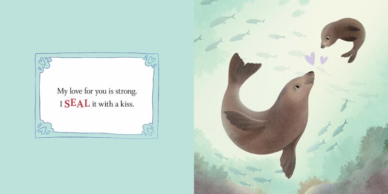 I Love You Like No Otter Board Book made by