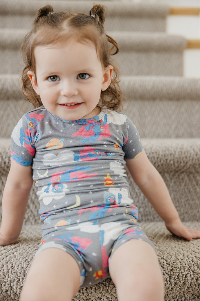 Super Grover Short Sleeve Pajama Set from Copper Pearl