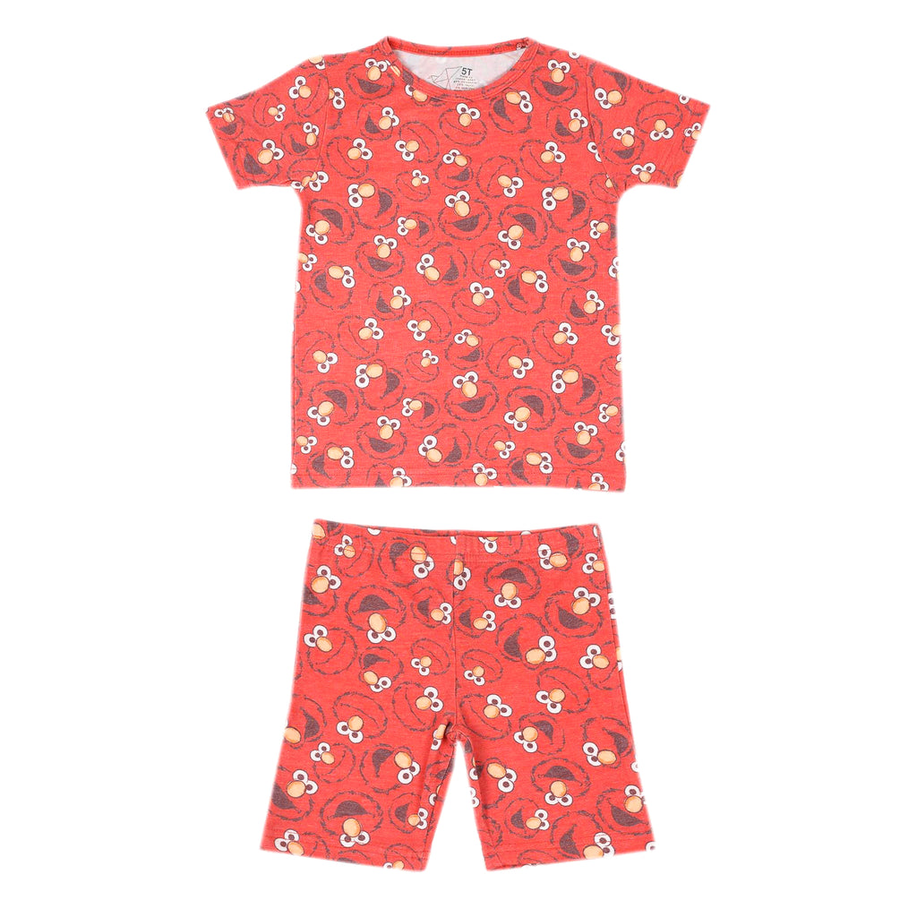 Copper Pearl Elmo Short Sleeve Pajama Set