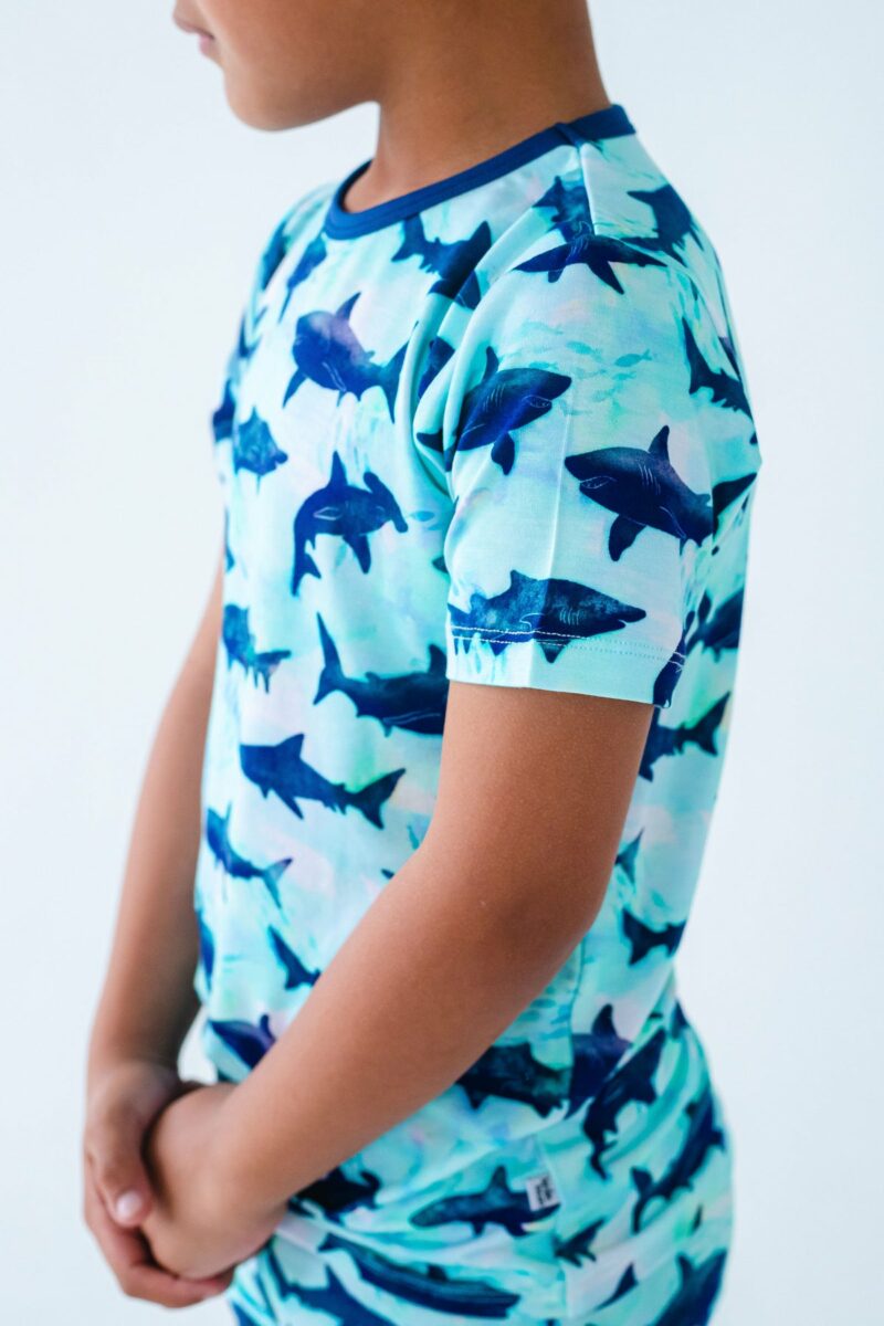 Wade Bamboo Viscose Short Sleeve and Shorts Pajamas
