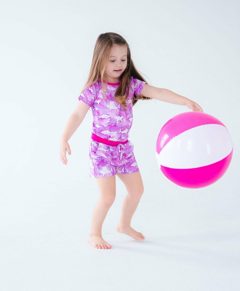 Bondi Bamboo Viscose Short Sleeve and Shorts Lounge Set from Birdie Bean