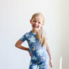 Cookie Monster Short Sleeve Pajama Set