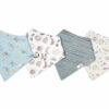 Copper Pearl Neil Bandana Bib Set 4-Pack