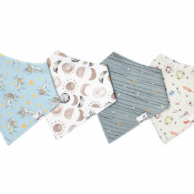 Copper Pearl Neil Bandana Bib Set 4-Pack