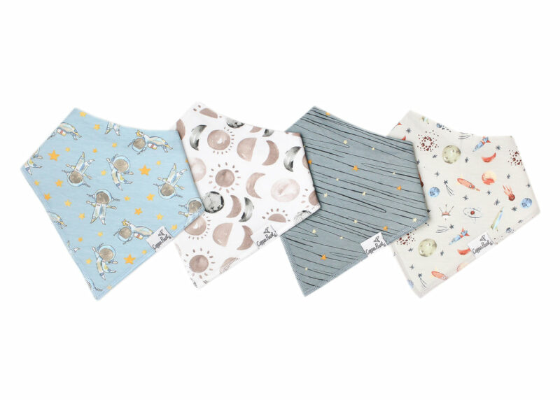 Copper Pearl Neil Bandana Bib Set 4-Pack