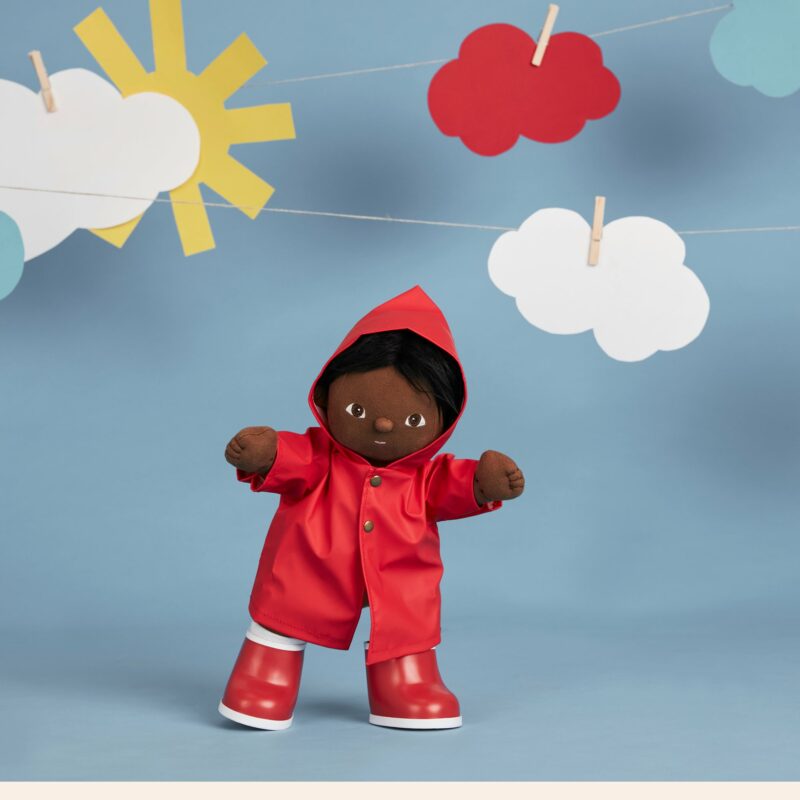 Dinkum Dolls Rainy Play Set in Red from Olli Ella