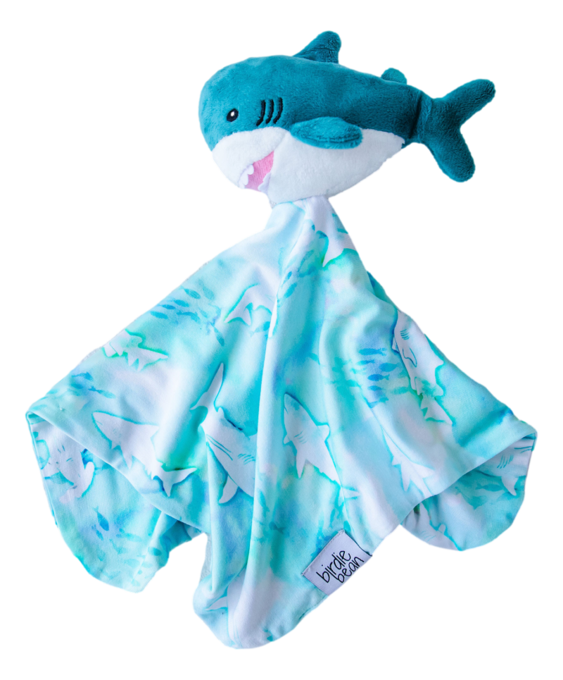 Birdie Bean Plush Shark Bamboo Viscose Lovey
